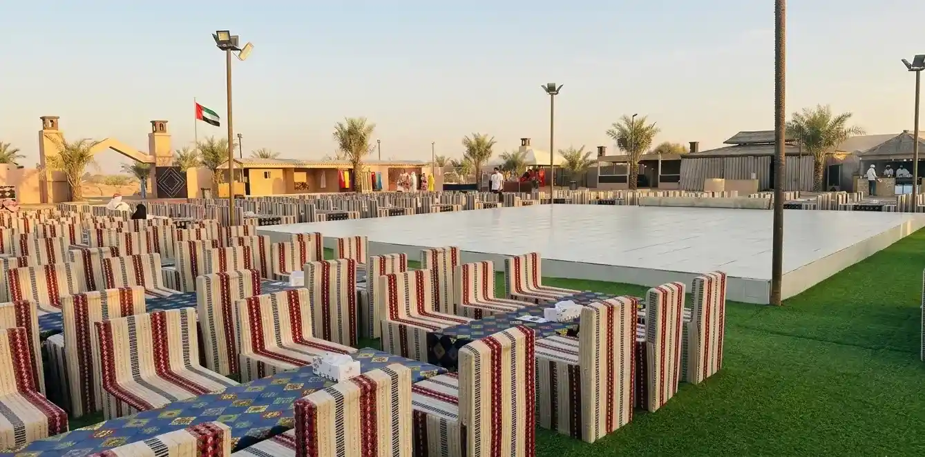 our camp seating area