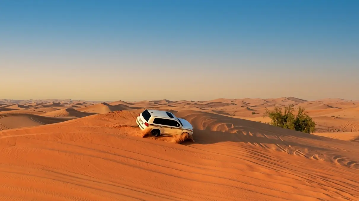 Dune bashing at red sand
