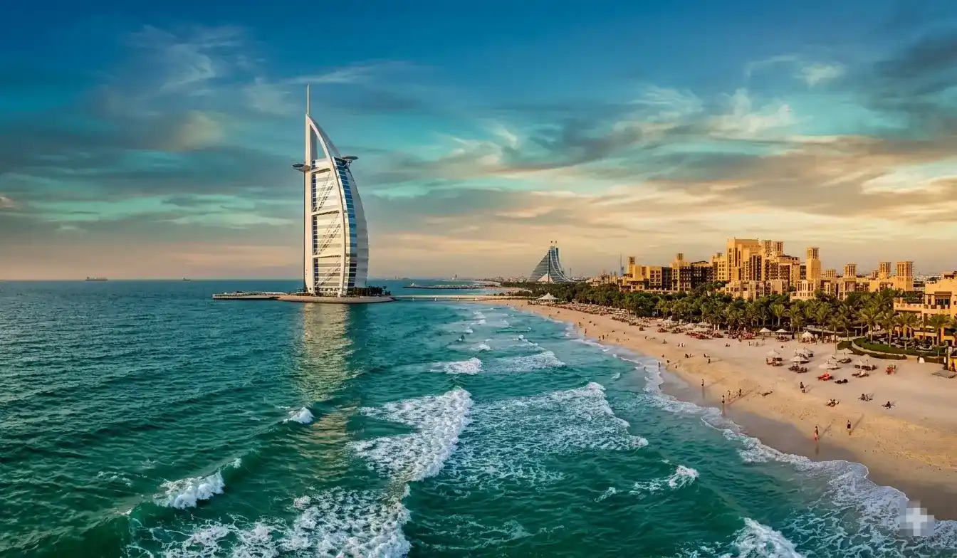 Jumeirah Beach (with Burj Al Arab view)