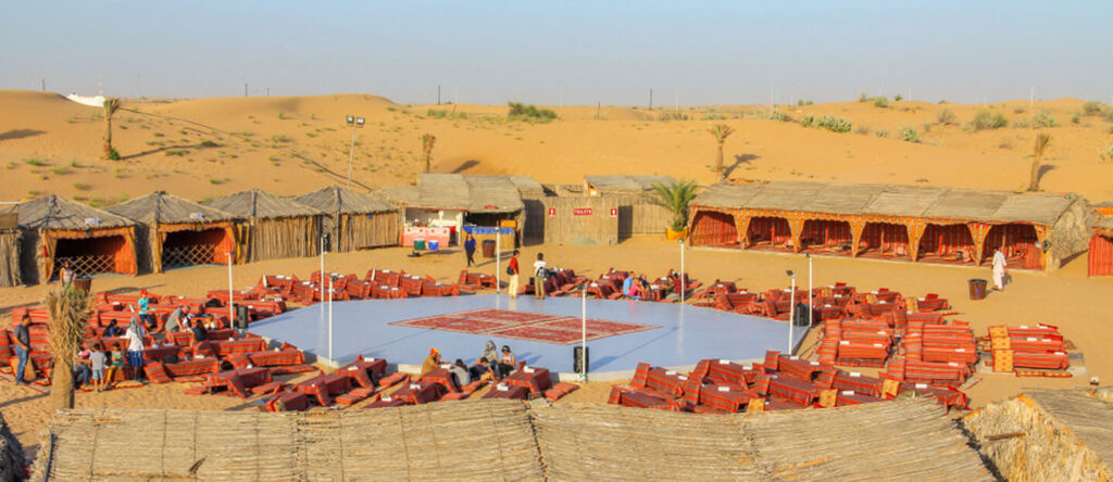 desert safari Dubai camping