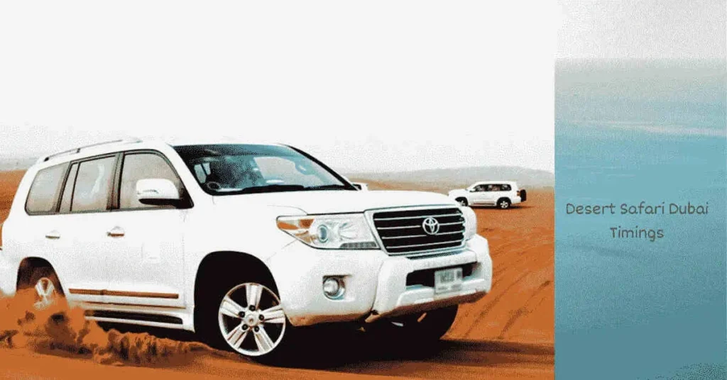 Desert Safari Dubai Timings
