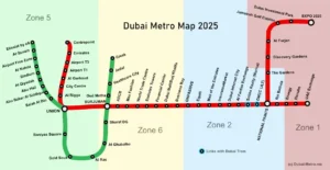 Dubai Metro Map