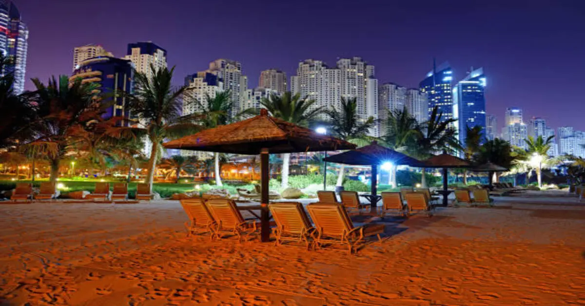 Jumairah Beach at Night Time