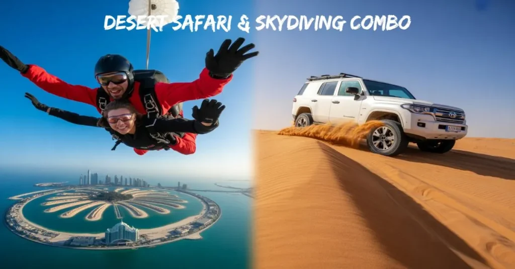 Desert Safari & Skydiving Combo