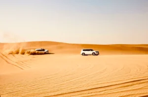 Morning Desert Safari Dubai with 4x4 dune bashing on red dunes