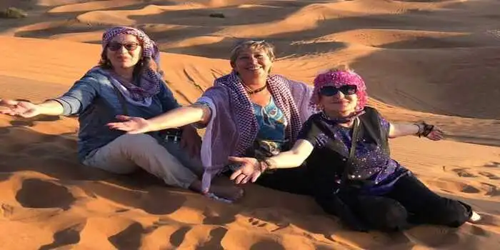 Desert safari Dubai experience designed for elderly and disabled persons with comfortable seating and safe access