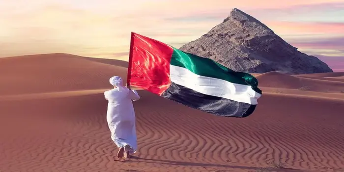 Dubai National Day desert safari with festive celebrations, dune bashing, and cultural shows