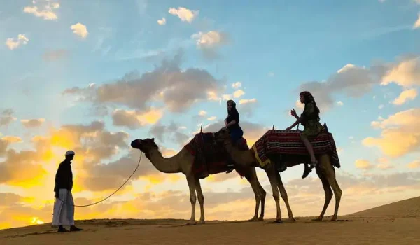 camel ride morning desert safari