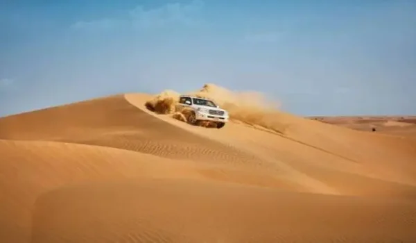 morning desert safari dune bashing